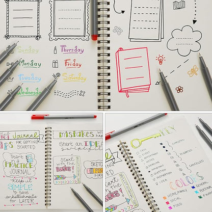 Mr. Pen- Fineliner Pens, 40 pcs, Colorful Pens, 0.4mm Fineliners Pens, Art Pens, Writing Pens Fine Point Pen, Color Pens Fine Point Smooth Writing Pens, Fine Tip pens, Drawing Pens, Fine Line Pens
