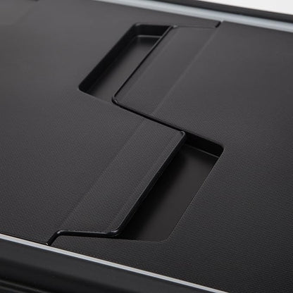 IRIS USA File Box File Organizer w/ Wing Lid for Letter/Legal File, Water Resistant Document Box, BPA-Free Plastic Storage Bin Organizer with Handles, Stackable, Nestable, Clear 18 Qt. 4Pack