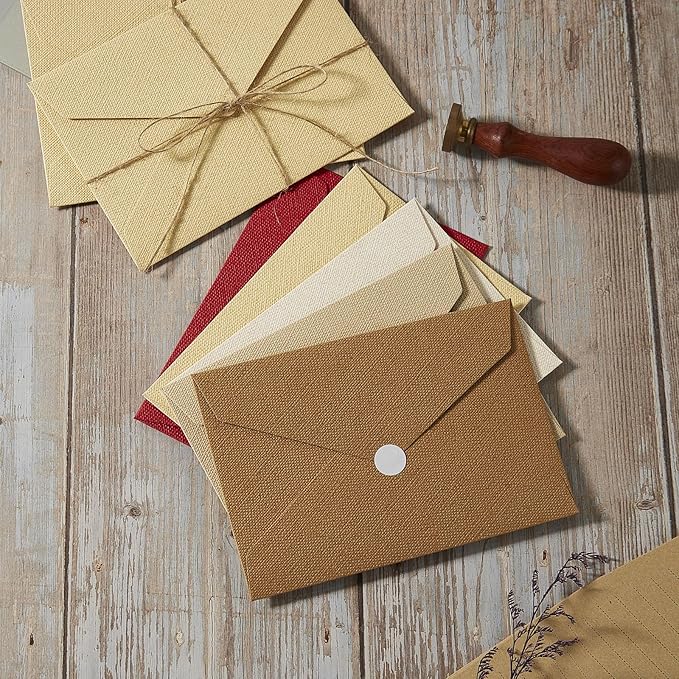 20 Pcs 4 x 6 Envelopes,A6 Envelopes, Card Envelopes, White Paper Envelopes, Invitation Envelopes, Postcard Envelopes(Yellow-20pcs)