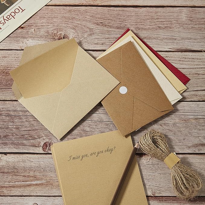 20 Pcs 4 x 6 Envelopes,A6 Envelopes, Card Envelopes, White Paper Envelopes, Invitation Envelopes, Postcard Envelopes(Yellow-20pcs)