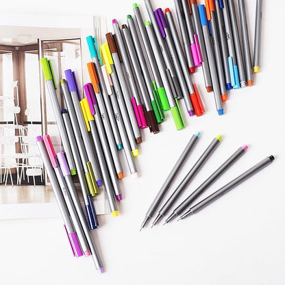 Mr. Pen- Pens, Fineliner 36 Pack, 0.4 mm, Pens Fine Point, Colored Journal Journals Supplies, Bible Pen Set, Art Writing Tip Markers